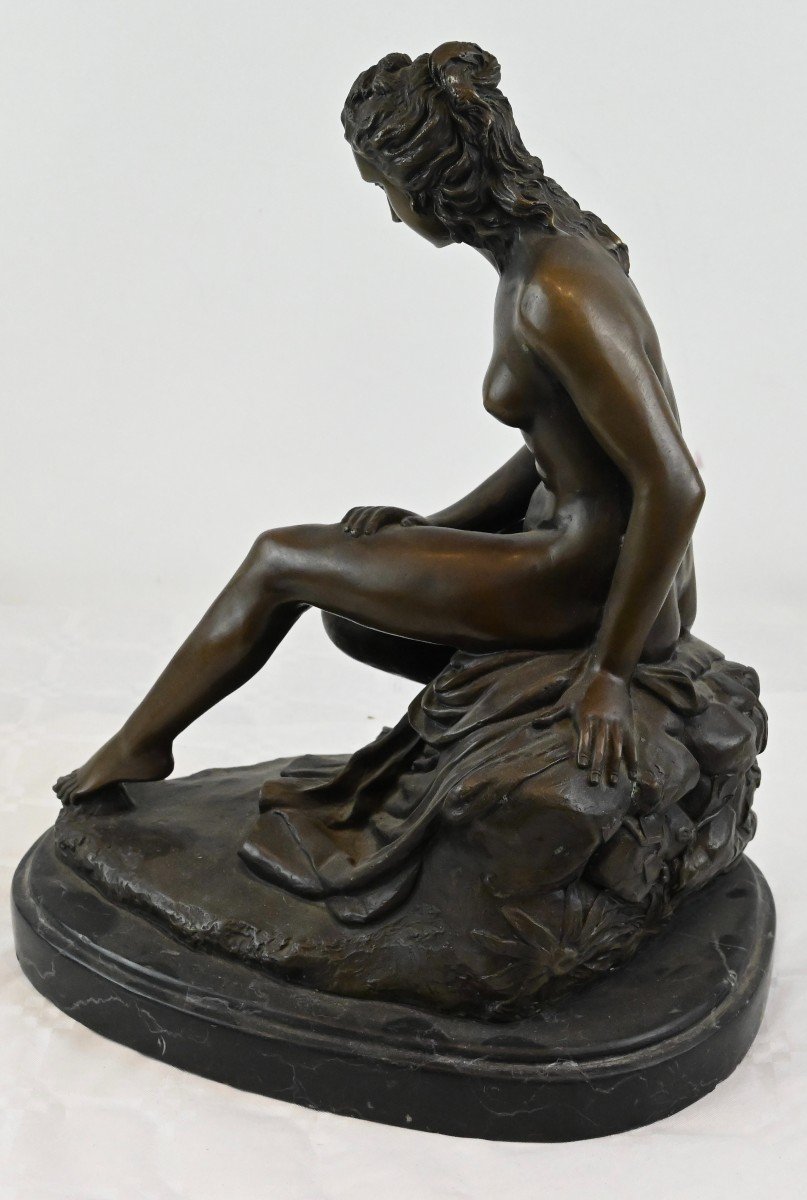 Pasquale Sgandurra - Figura di Donna in Bronzo - Italia Inizio XX secolo-photo-3